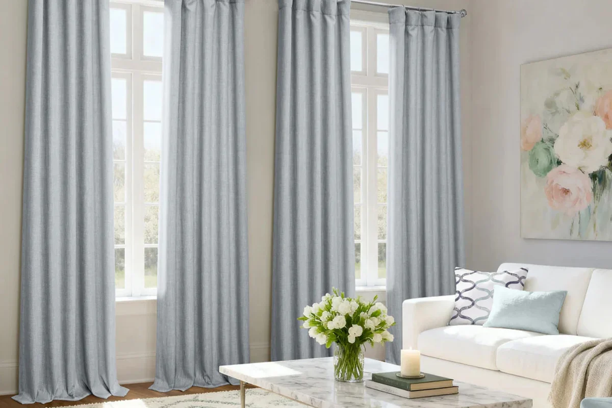 Smooth window curtains installation Dubai UAE