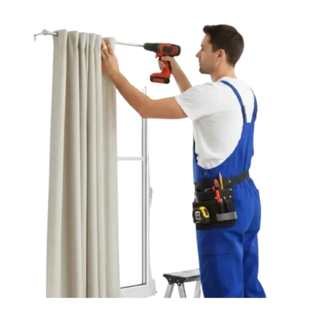 Top curtain installation service Dubai experts