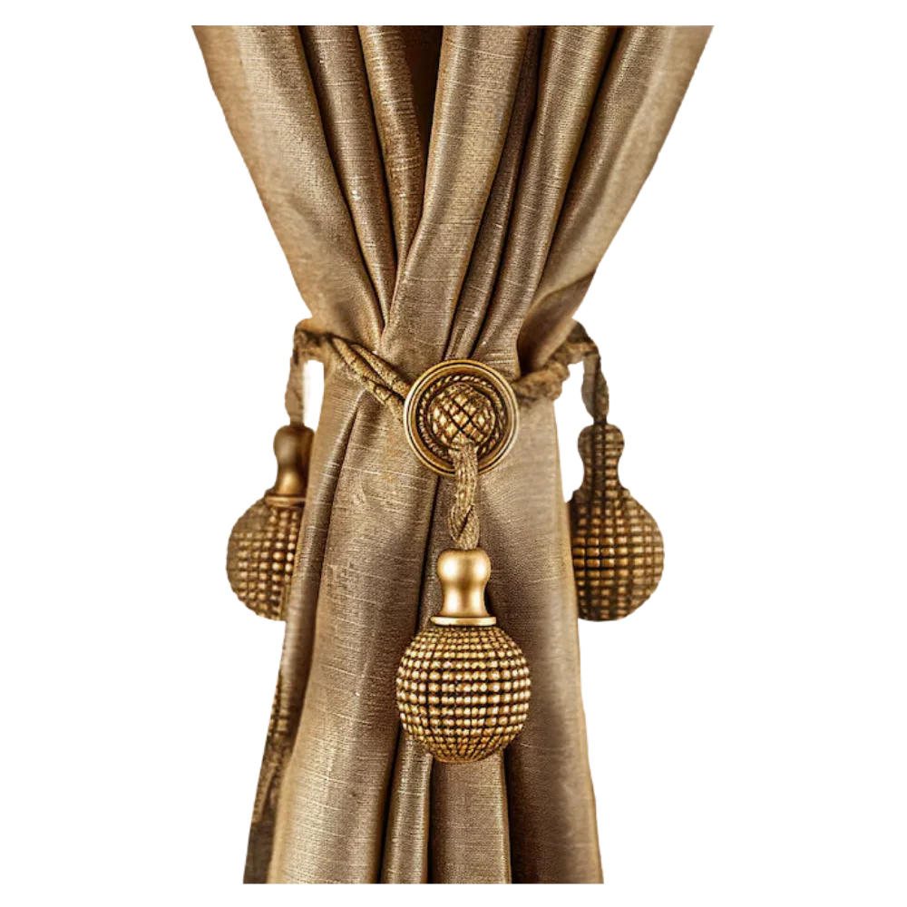 Trendy curtain tie backs Dubai design