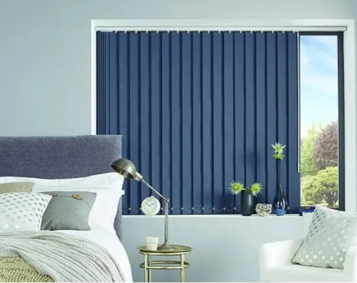 Vertical blinds light privacy control Dubai