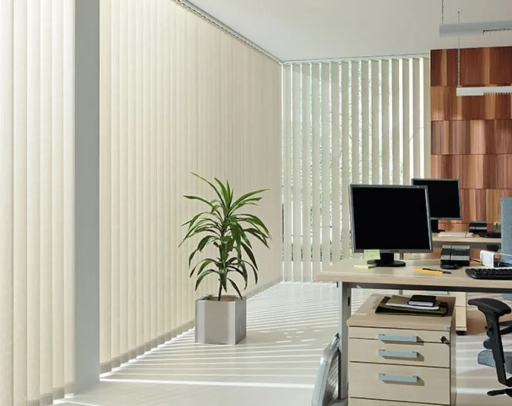Vertical home office blinds Dubai design