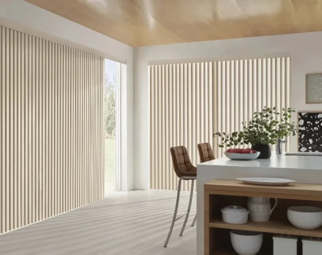 Vertical kitchen blinds elegant design Dubai