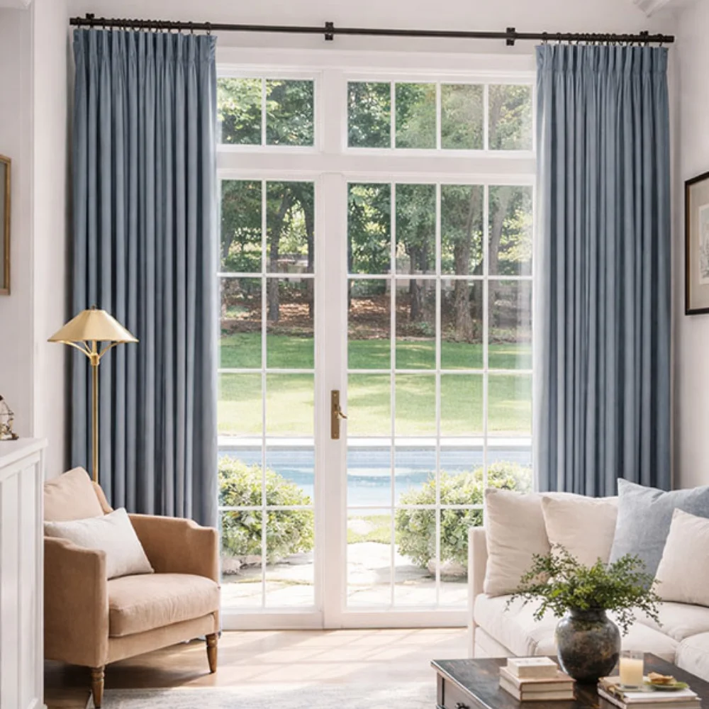 Villa custom window curtain project Dubai