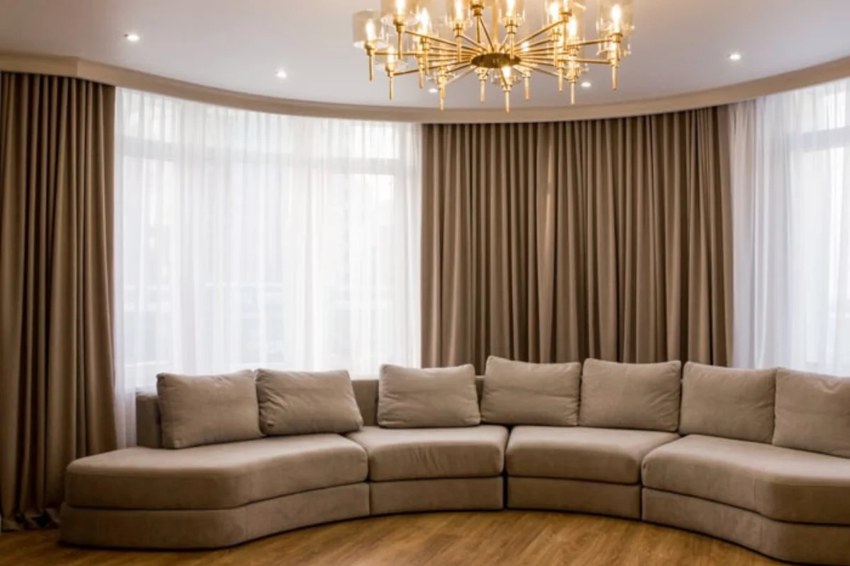 Wave curtains charming modern design Dubai