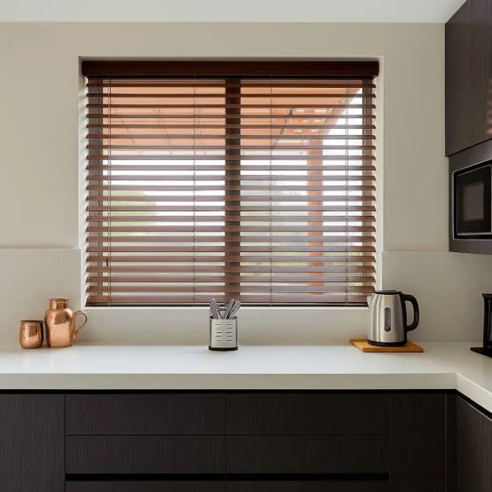 Wooden blinds natural design Dubai