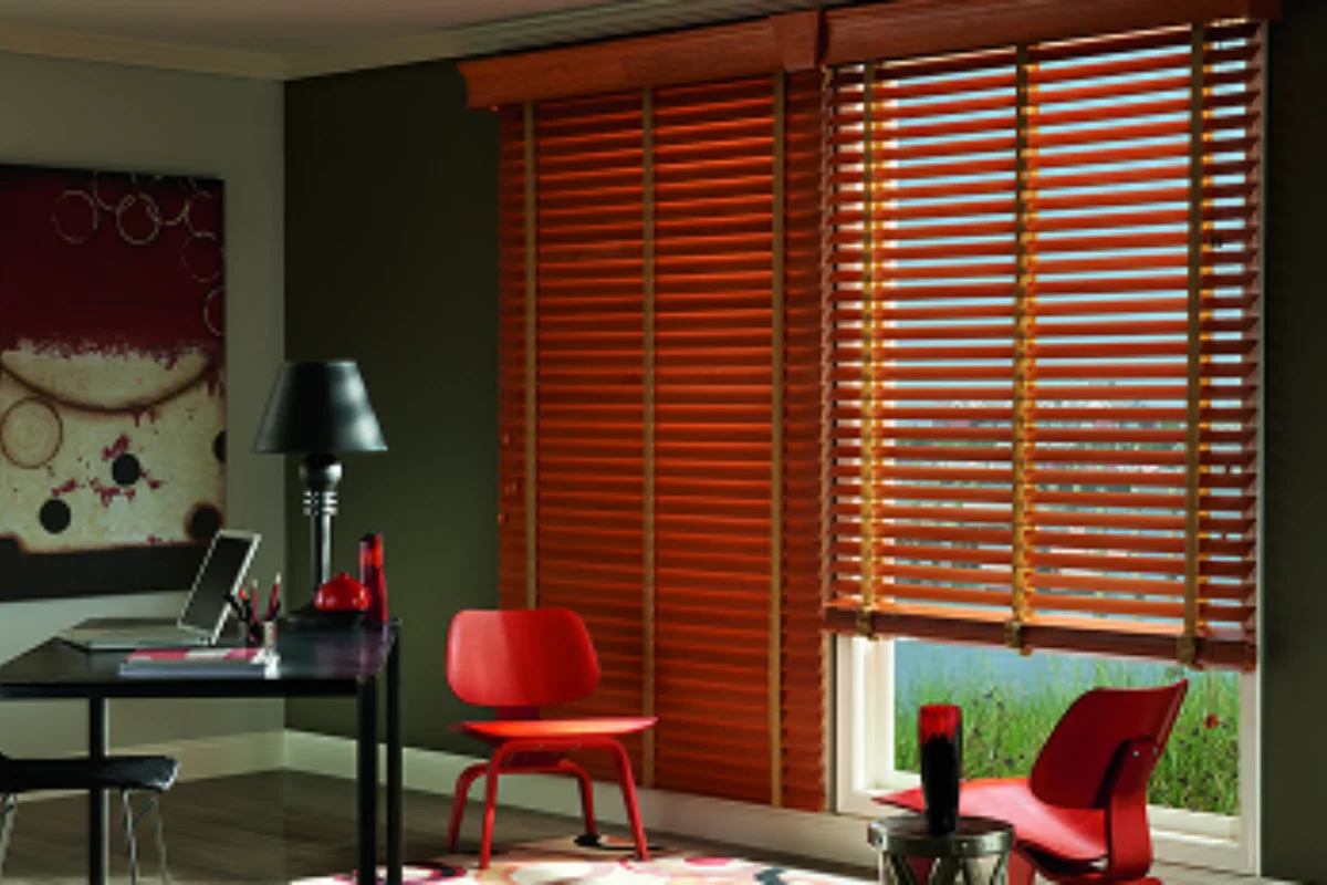 Wooden blinds installation service Dubai